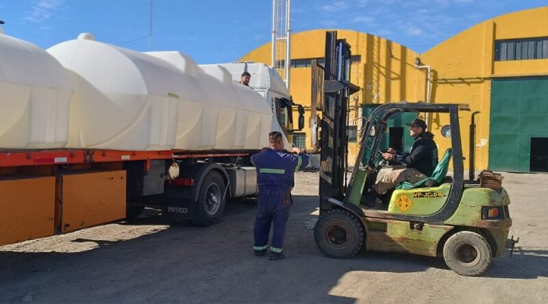 Vialidad Provincial incorporó tres tanques de almacenamiento
