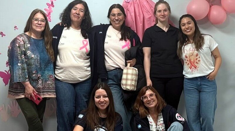 Pico Truncado promovió la prevención del cáncer de mama con una jornada comunitaria