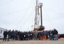 Vidal supervisó el inicio de una campaña de perforación de USD 7,27 millones en el Golfo San Jorge