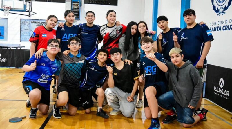 Tenis de Mesa: cuatro jóvenes santacruceños rumbo a los juegos de la Araucanía