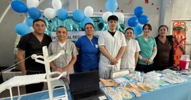 El Hospital Regional Río Gallegos muestra la diversidad de la enfermería en la Expo Carreras 2026