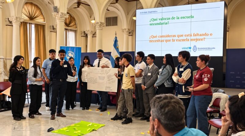 Jóvenes santacruceños participaron del Consejo Consultivo de Estudiantes en Buenos Aires